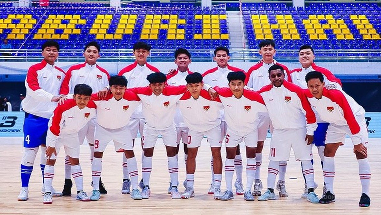 Indonesia Runner-Up Piala AFF Futsal U-19 2025 Usai Kalah 1-3 dari Thailand