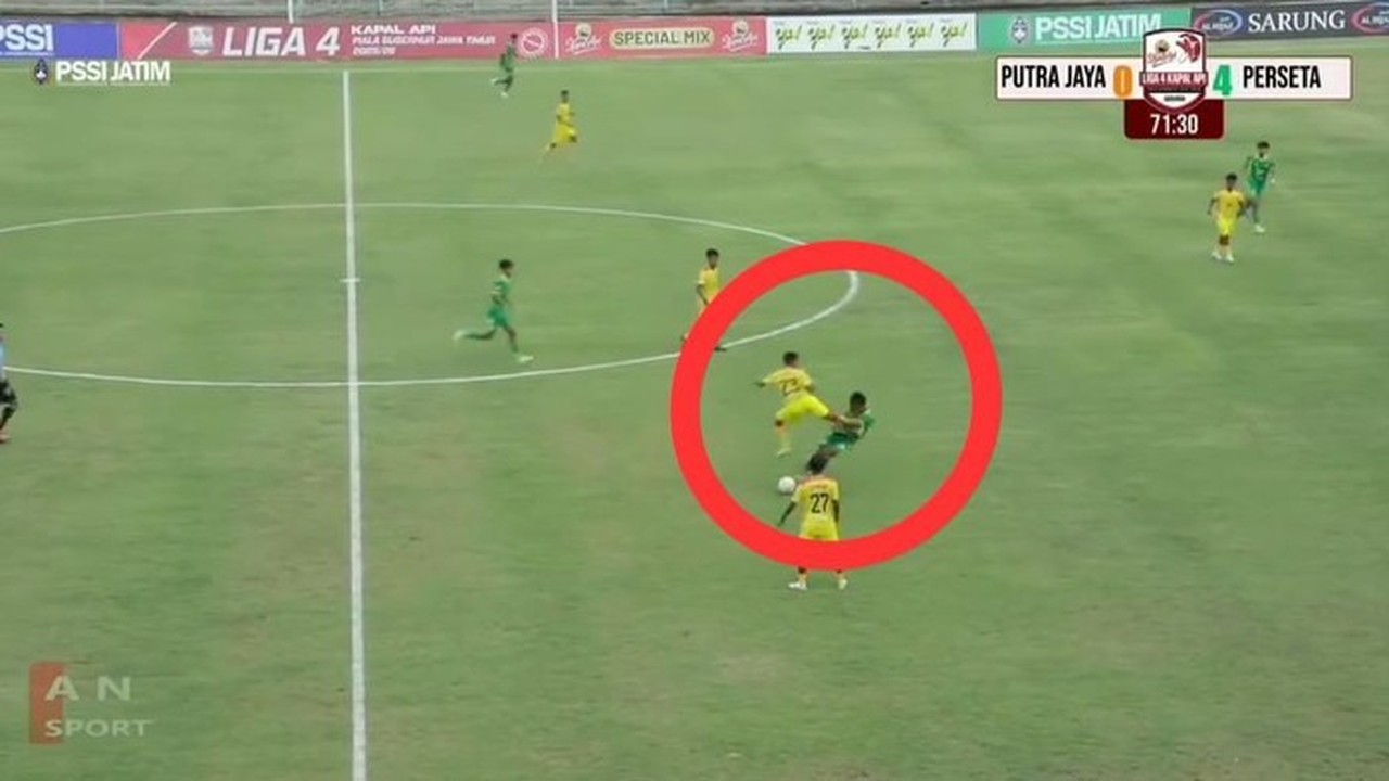 Tendangan Brutal di Liga 4 Berujung Sanksi Seumur Hidup untuk Hilmi Gimnastiar