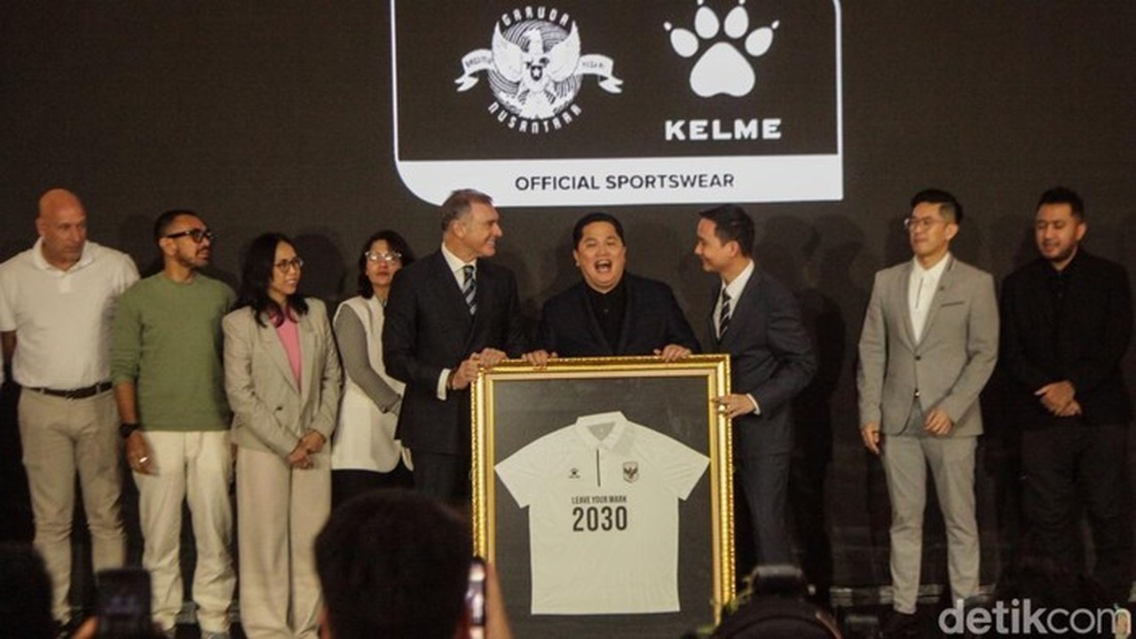 PSSI Gandeng Kelme Jadi Apparel Timnas Sepak Bola dan Futsal Hingga 2030