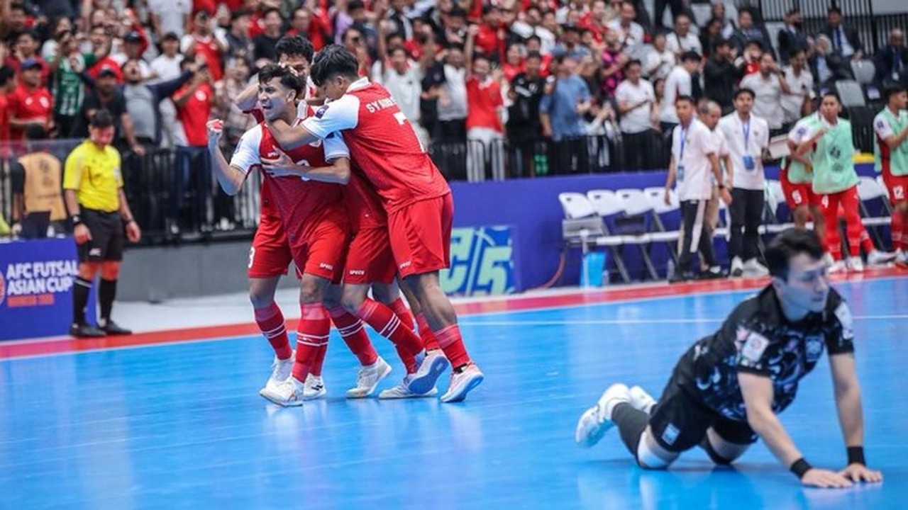 Piala Asia Futsal 2026: Timnas Indonesia Puncaki Grup A Usai Bantai Korsel 5-0