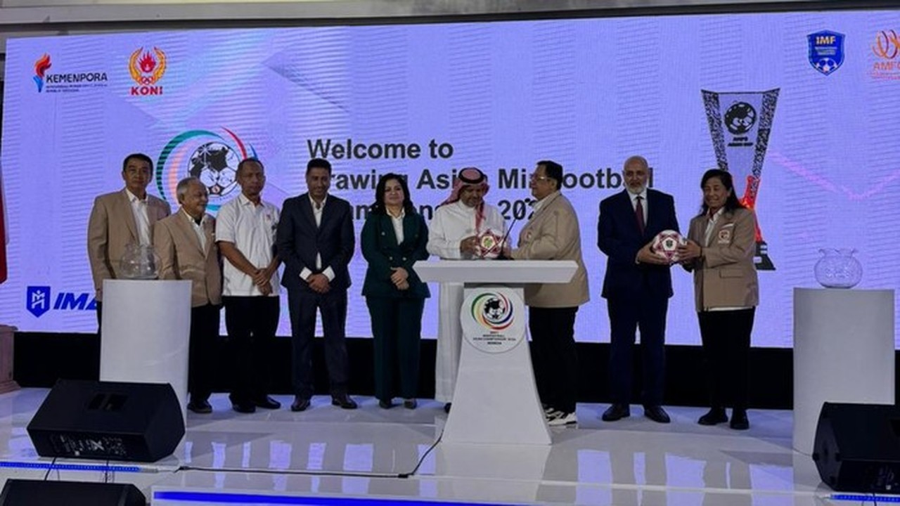Asian Minifootball Championship 2026: Palembang Ditunjuk Jadi Tuan Rumah, Ini Hasil Undian Grupnya