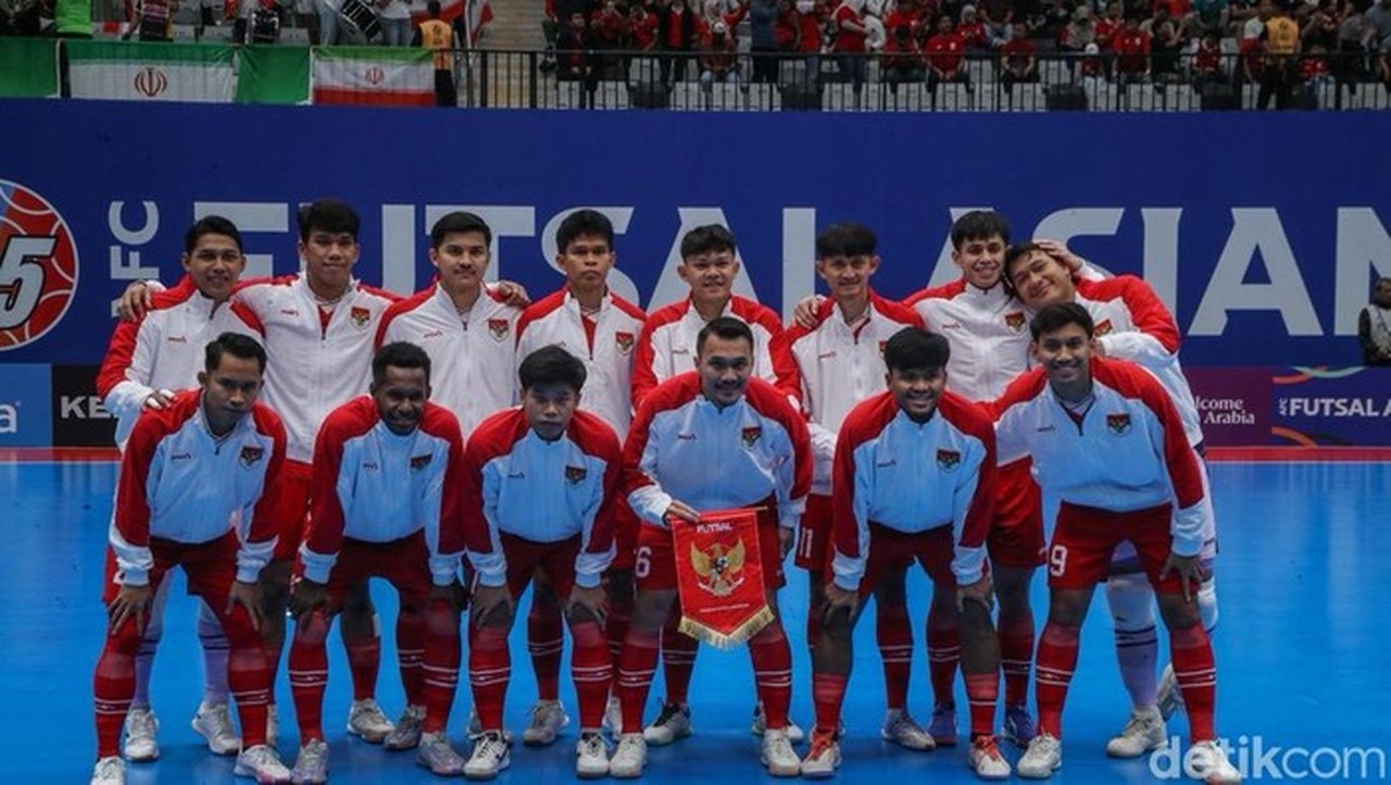 Indonesia Runner-Up Piala Asia Futsal 2026, Cetak Sejarah Baru Meski Kalah Dramatis dari Iran