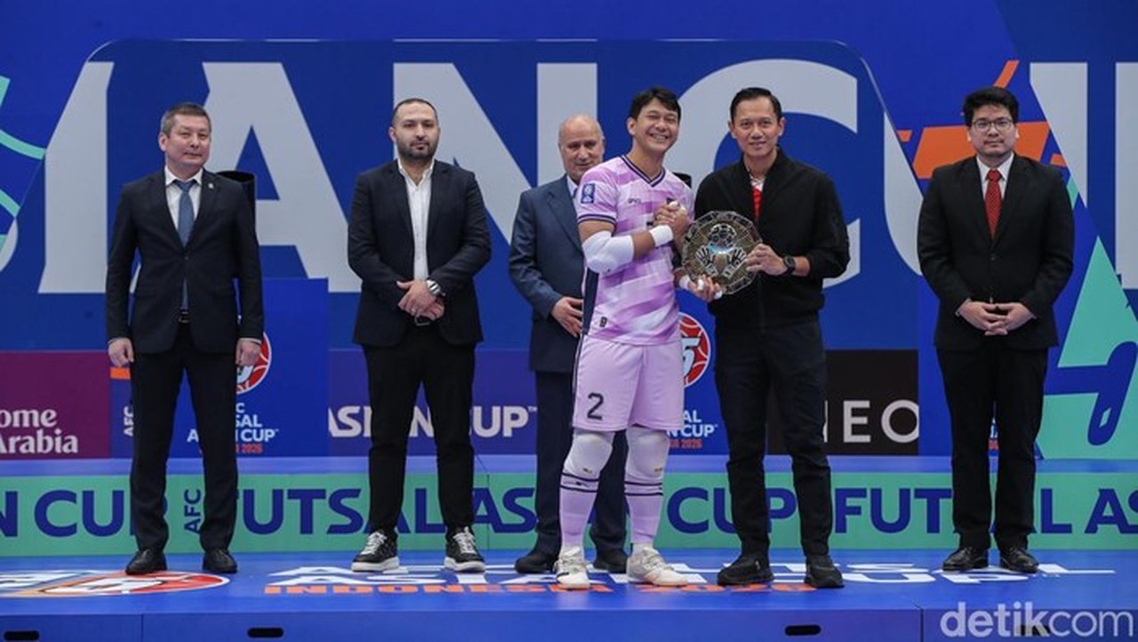 Ahmad Habiebie Dinobatkan Kiper Terbaik Piala Asia Futsal 2026, Indonesia Runner-up