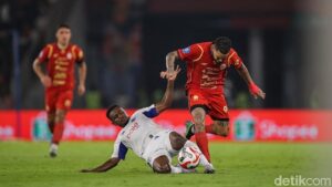 Persija Jakarta Dibungkam Arema FC di SUGBK, Ambisi Juara Makin Berat