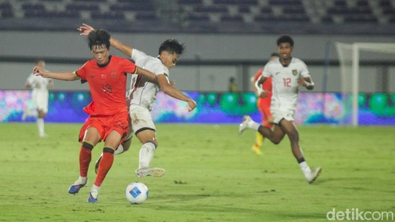 Timnas U-17 Kalah Dramatis 2-3 dari China Akibat Gol Menit Akhir