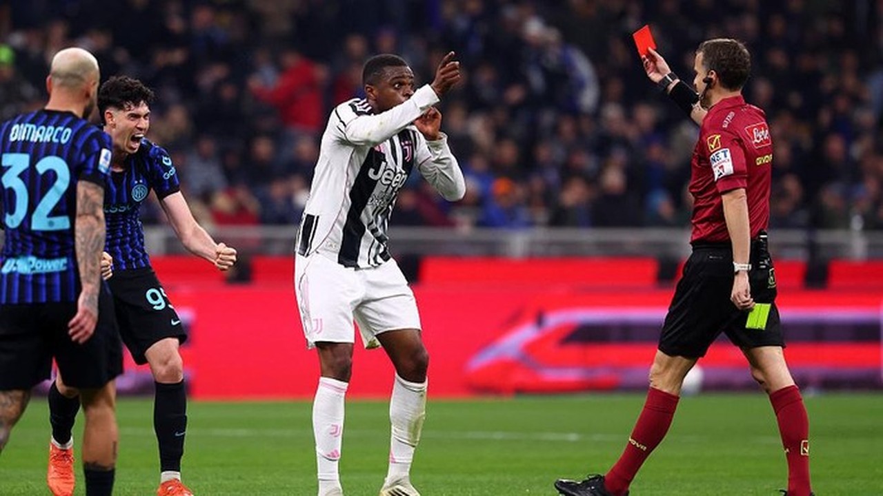 Juventus Protes Kartu Merah Kalulu: Keputusan Wasit di Laga Inter Milan Disebut Memalukan